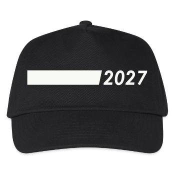 2027 - Kinder Basecap - Schwarz - Vorne