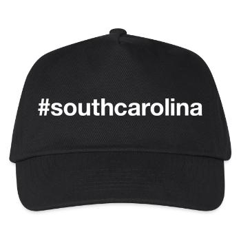 South Carolina Hashtag - Kids’ Baseball Cap - black - Front