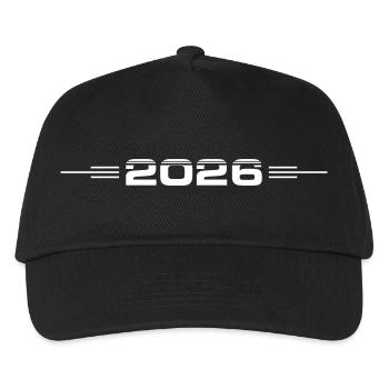 2026 year - Kids’ Baseball Cap - black - Front
