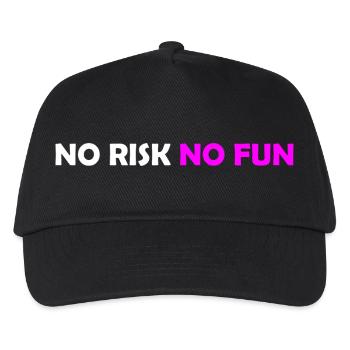 No Risk - Kids’ Baseball Cap - black - Front