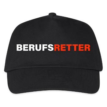 Professional rescuer - Kids’ Baseball Cap - black - Front