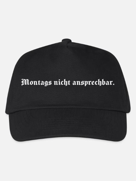 Non disponible le lundi - Casquette de baseball Enfant - noir