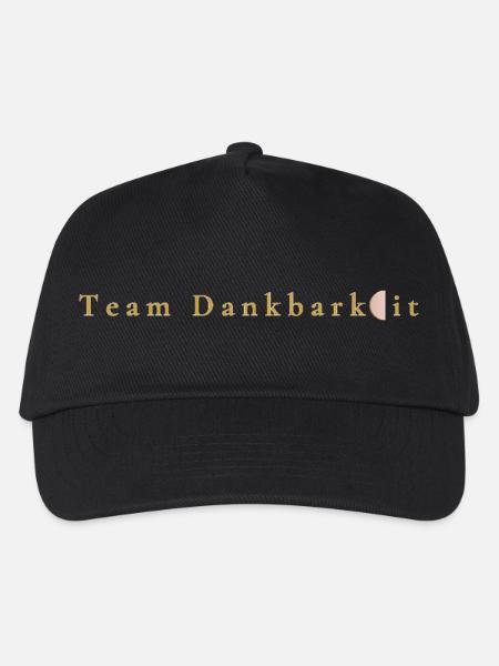 Botschaft - Team Dankbarkeit - Kinder Basecap - Schwarz