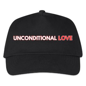 Bedingungslose Liebe - Kinder Basecap - Schwarz - Vorne