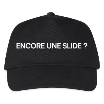 Another slide humor meeting office - Kids’ Baseball Cap - black - Front