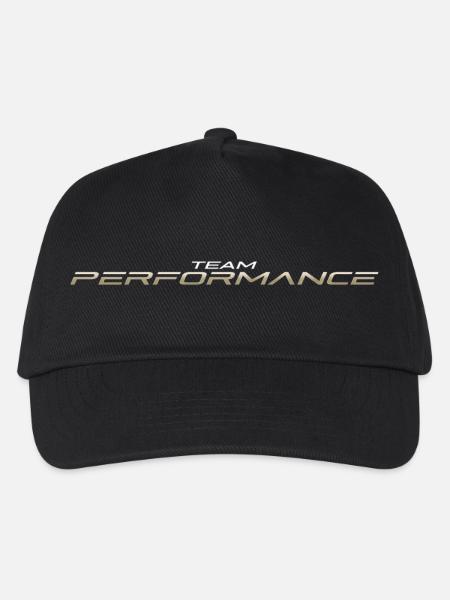 Team Performance - Kinder Basecap - Schwarz