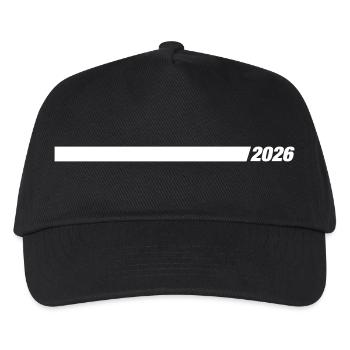 2026 year element - Kids’ Baseball Cap - black - Front