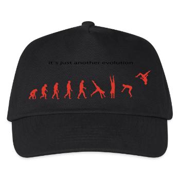 Evolution - Kinder Basecap - Schwarz - Vorne