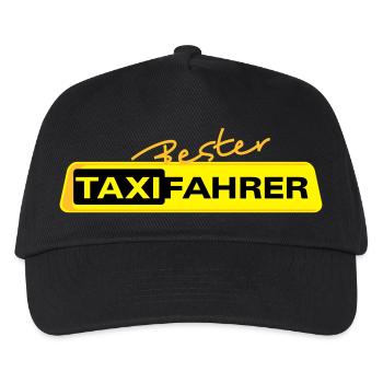 Bester Taxifahrer 1 - Kinder Basecap - Schwarz - Vorne