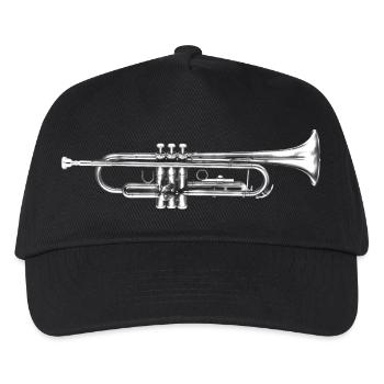 Trumpet - Kids’ Baseball Cap - black - Front