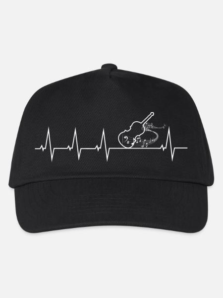 Ich liebe meine Geige - Kinder Basecap - Schwarz