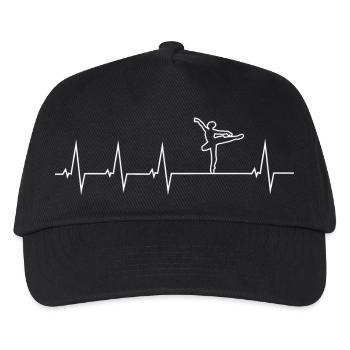 Ich liebe Ballett - Kinder Basecap - Schwarz - Vorne