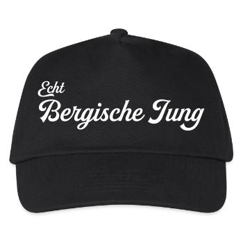 Bergische Jung - Kinder Basecap - Schwarz - Vorne