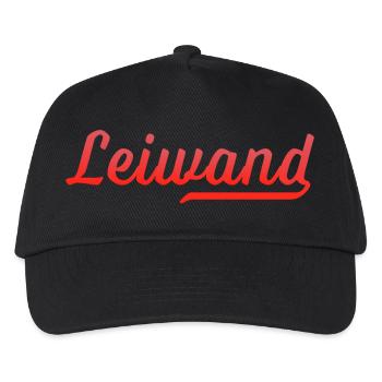Leiwand - Kinder Basecap - Schwarz - Vorne