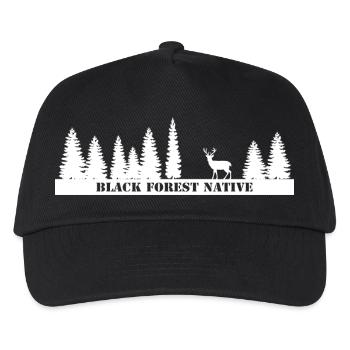Forêt Noire indigène - Casquette de baseball Enfant - noir - Devant