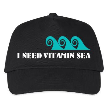 Vitamin Sea - Vitamin C / Gift idea - Kids’ Baseball Cap - black - Front