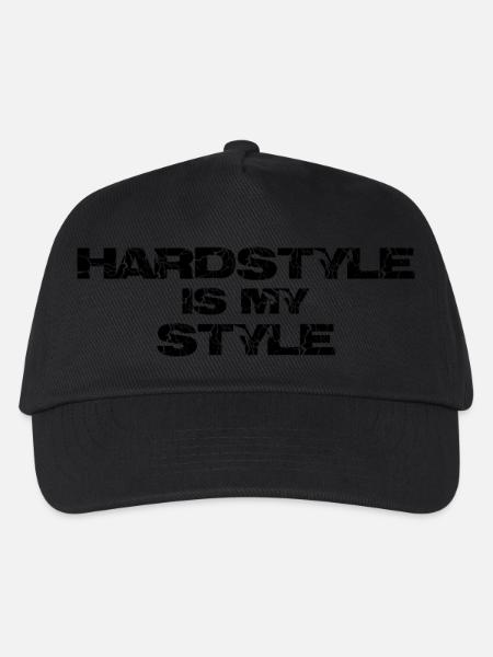 hardstyle is my style - Kinder Basecap - Schwarz