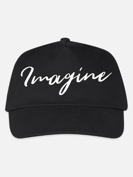 Imagine - Kinder Basecap - Schwarz
