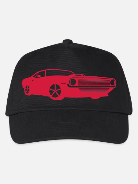 muscle car phc red - Kinder Basecap - Schwarz