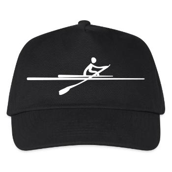 A rower - Kids’ Baseball Cap - black - Front
