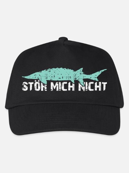 Stör mich nicht | Störangeln | Störzucht - Kinder Basecap - Schwarz