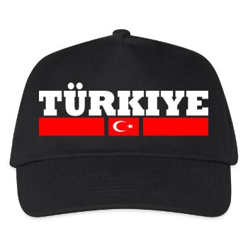 Drapeau turc - Casquette de baseball Enfant - noir - Devant