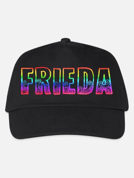 frieda rs regenbogen - Kinder Basecap - Schwarz
