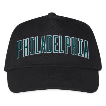 Philadelphia Arc Textured Typography - Kinder Basecap - Schwarz - Vorne