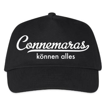 Connemara Pony - Kinder Basecap - Schwarz - Vorne