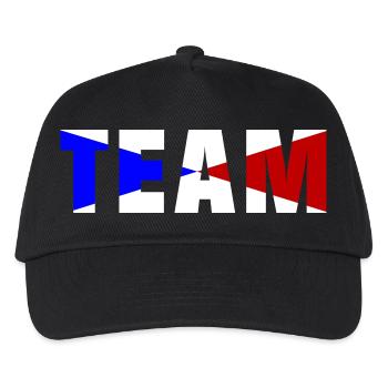 Team France - Kinder Basecap - Schwarz - Vorne
