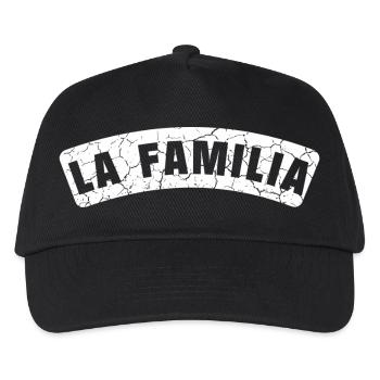 La Familia courbé dans le style grunge - Casquette de baseball Enfant - noir - Devant