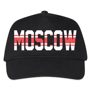 Moskau - Kinder Basecap - Schwarz - Vorne