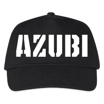 Azubi Tshirt Azubi Cap - Kinder Basecap - Schwarz - Vorne
