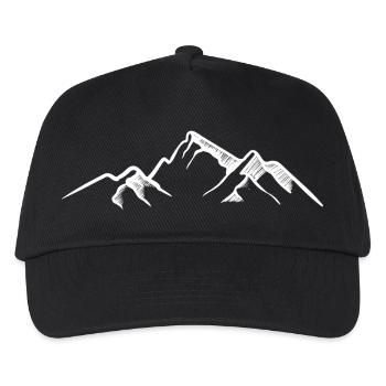 Gebirge - Kinder Basecap - Schwarz - Vorne