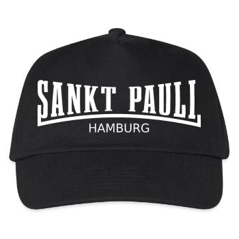 sankt pauli hamburg - Kinder Basecap - Schwarz - Vorne