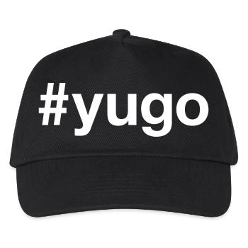 YUGO Jugoslawien Hashtag - Kinder Basecap - Schwarz - Vorne