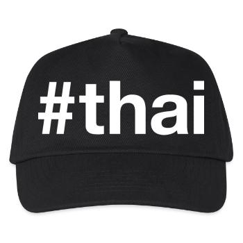 THAI Thailand Hashtag - Kids’ Baseball Cap - black - Front