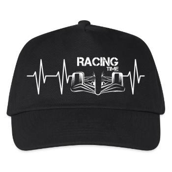 racing time racing car racing car formula cars pulse - Kids’ Baseball Cap - black - Front
