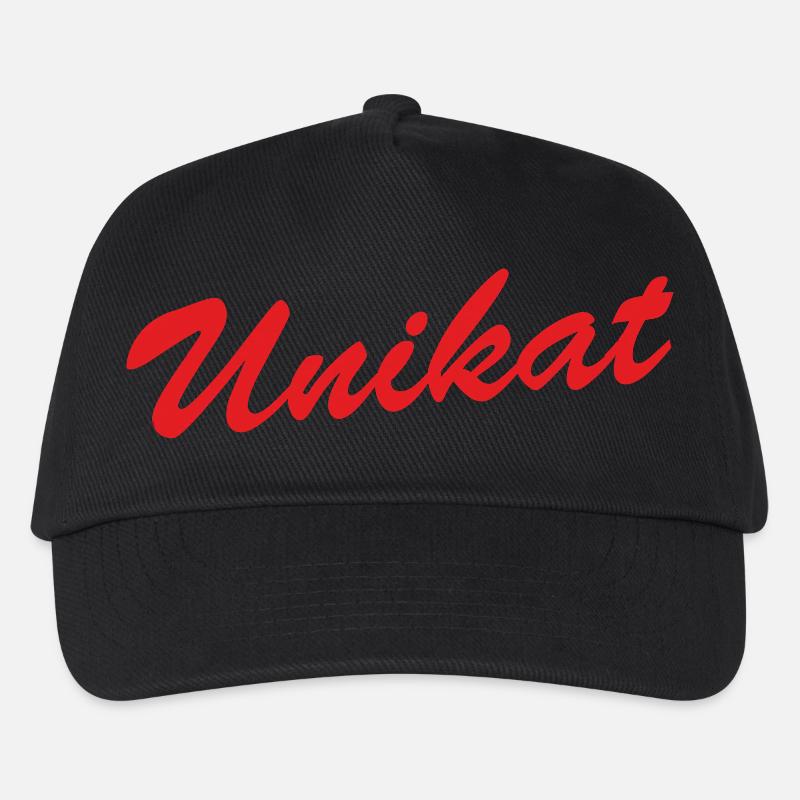 Unikat - Kinder Basecap - Schwarz