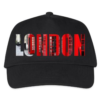 London - Kinder Basecap - Schwarz - Vorne