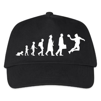 Evolution Handball - Kinder Basecap - Schwarz - Vorne