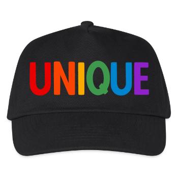 Lgbt. Einzigartig - Kinder Basecap - Schwarz - Vorne