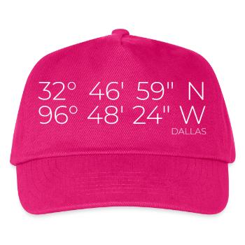 Coordinates Dallas - Kids’ Baseball Cap - fuchsia - Front