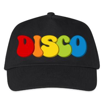 Disco - Kids’ Baseball Cap - black - Front