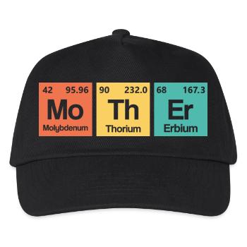 Mother element - Kids’ Baseball Cap - black - Front