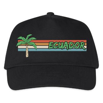 Gift for Ecuador - Kids’ Baseball Cap - black - Front