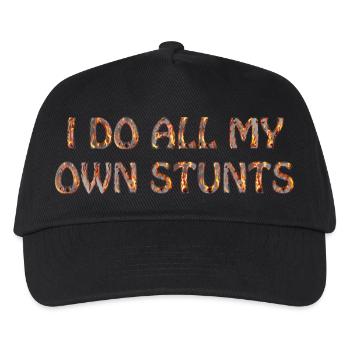 I do all my own stunts - Kinder Basecap - Schwarz - Vorne