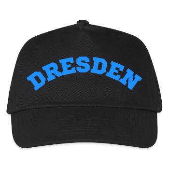 Dresden - Kinder Basecap - Schwarz - Vorne