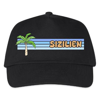 Cadeau pour la Sicile - Casquette de baseball Enfant - noir - Devant