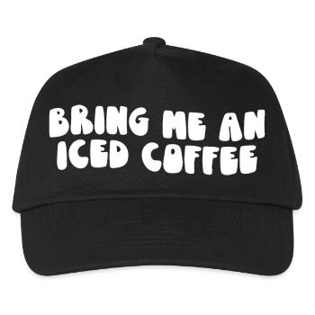 Bring Me an Iced Coffee - Kids’ Baseball Cap - black - Front